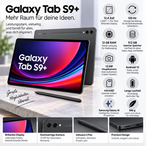 Samsung galaxy tab - galaxy, s9+